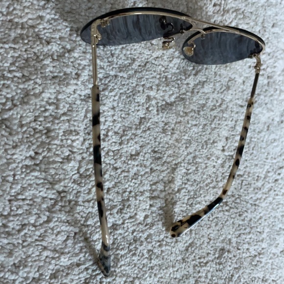 Kate Spade aviator black sunglasses - Picture 3 of 8